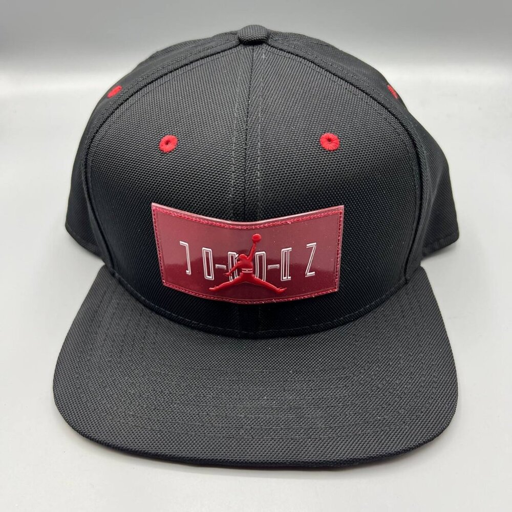 Air Jordan Hat Men Black Red Jumpan Bred Snap Back Cap